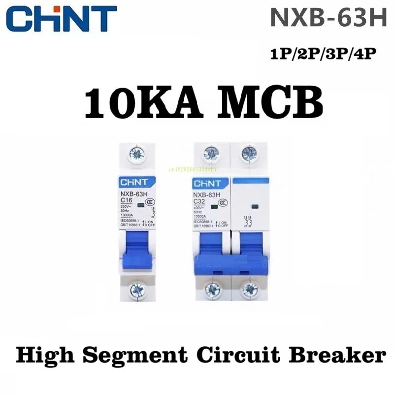 FZ Chint NXB-63H 10KA 10000A High Segment Circuit Breaker MCB 1P 2P 3P 4P 10A 16A 20A 25A 32A 40A 63