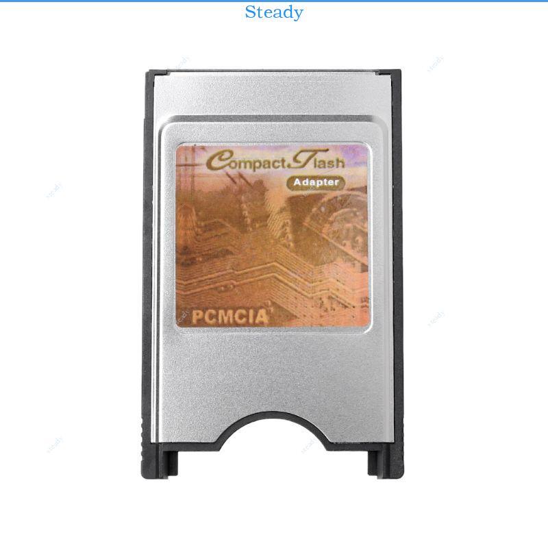 Steady Compactflash Card CF to PC PCMCIA Interface Adapter Card Reader สําหรับแล็ปท็อป