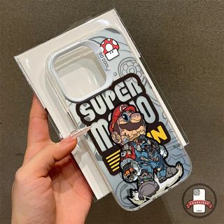 เคสโทรศัพท์การ์ตูนมาริโอป้องกันการตก เคสไอโฟน Realme C11 C21 C67 C53 C55 C51 C25 C33 C51s C30 Note 50 7i 5 5i C15 C20A