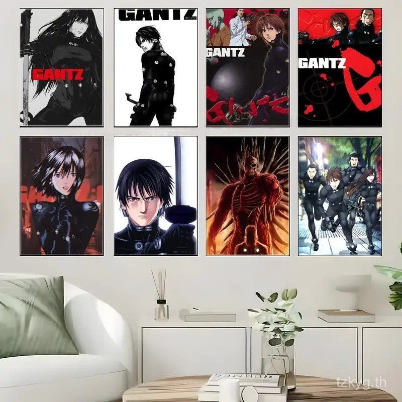 SLOK Anime Cyberpunk G-GANTZ โปสเตอร์ Creas ฟรีกันน้ําทนทาน All Space Wall Decor