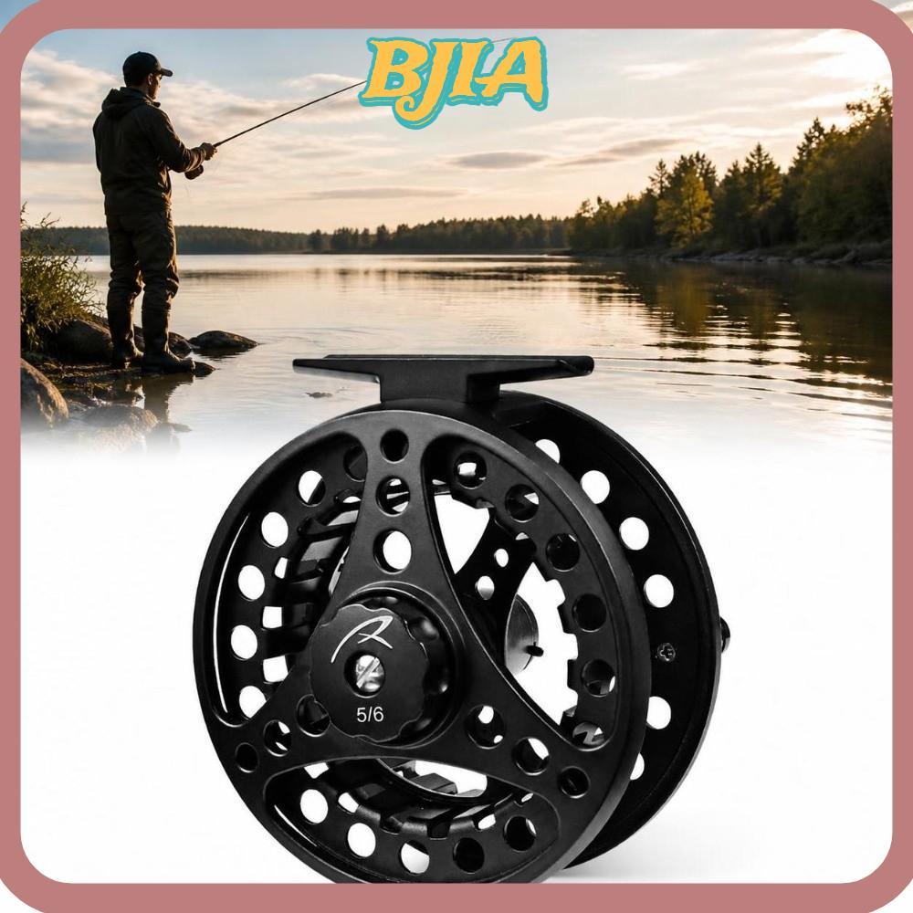 BJA Fly Fishing Reel, 2 + 1BB แบริ่ง 5/6 WT Fly Reel, อลูมิเนียมทนทาน 85 มม. เส้นผ่านศูนย์กลางตกปลา 