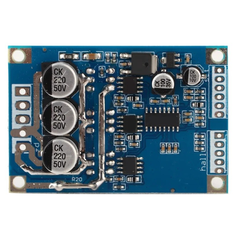 DC 12V-36V 15A 500W มอเตอร์ไร้แปรงถ่าน Controller Hall BLDC Driver Board