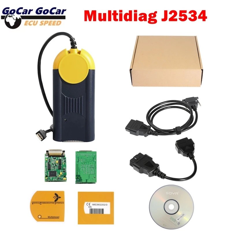 RT5J 2025 Multidiag J2534 V2018.3 คุณภาพสูงเครื่องมือวินิจฉัย Actia Multi-Diag Multi Diag Access j25