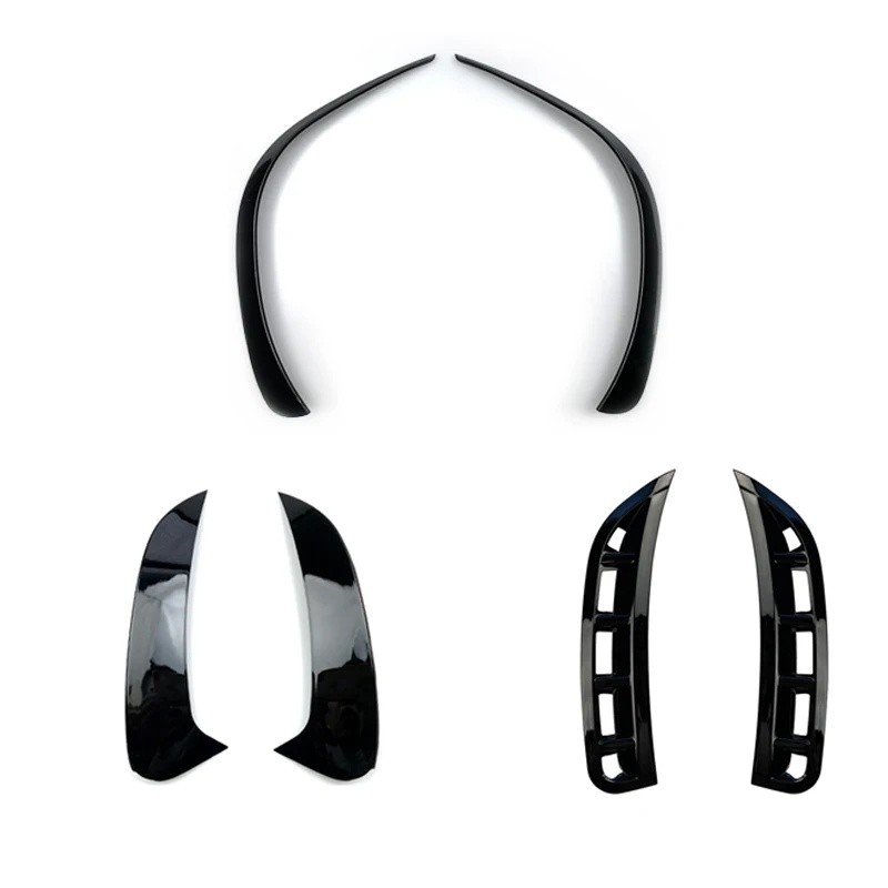 6QW4 ด้านหน้าด้านหลังกันชนสปอยเลอร์ Splitter ด้านข้าง Canard Fin Air Vent Air Inlet หมอกโคมไฟ Trim ส