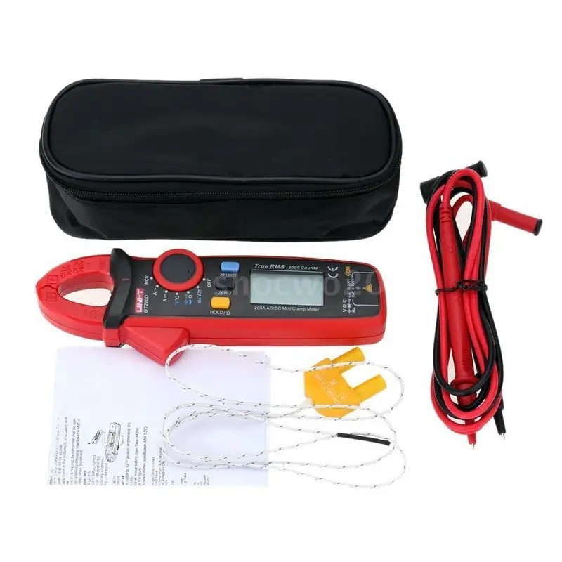 OYEG UNI-T UT210D UT-210D ไฟฟ้า Professional มัลติฟังก์ชั่น True RMS AC Mini Clamp เมตรหน่วย ut210d