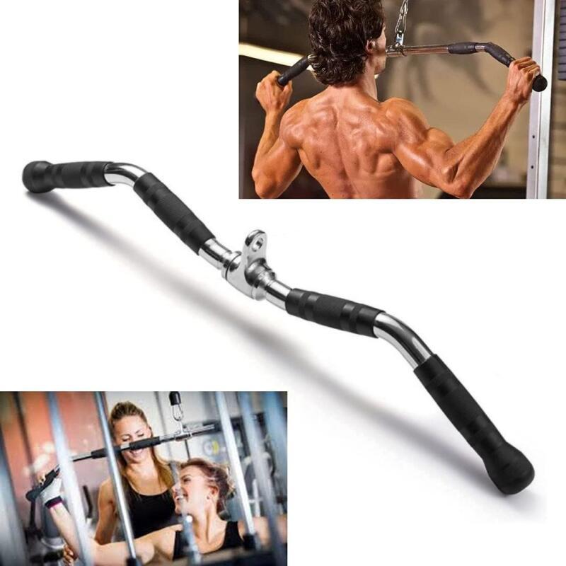 Ez Curl Bar มือจับเสริม Cable Machine อุปกรณ์ฟิตเนส