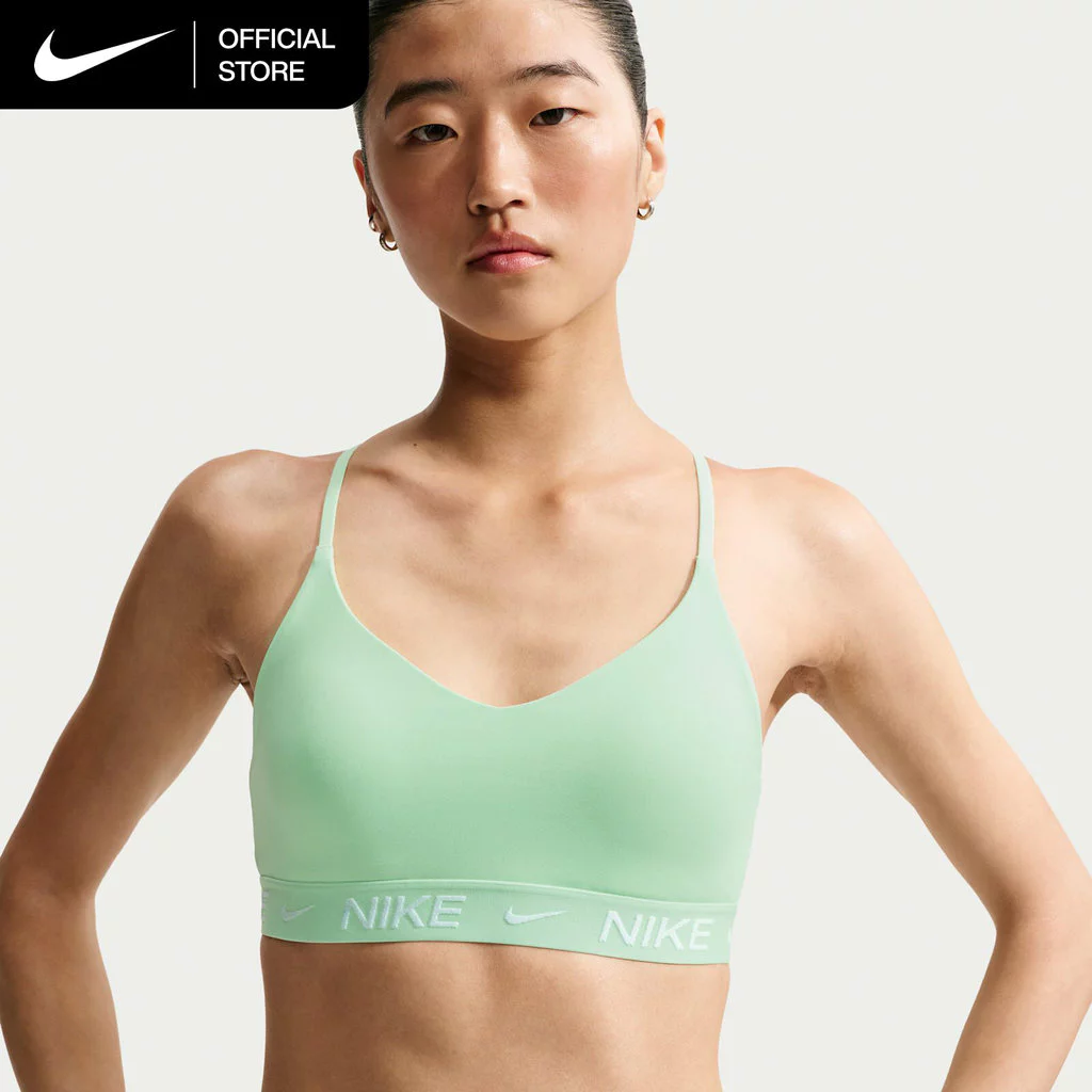 Nike Women's Indy Light Support Padded Adjustable Sports Bra - Cucumber Calm [FD1063-391]