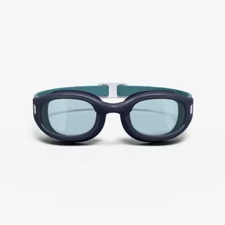 Decathlon Swimming Goggles Size L Green Tinted แว่นตาว่ายน้ำไซส์ L ชนิดเลนส์เคลือบสีเขียวอ่อน รุ่น Soft - Turquoise