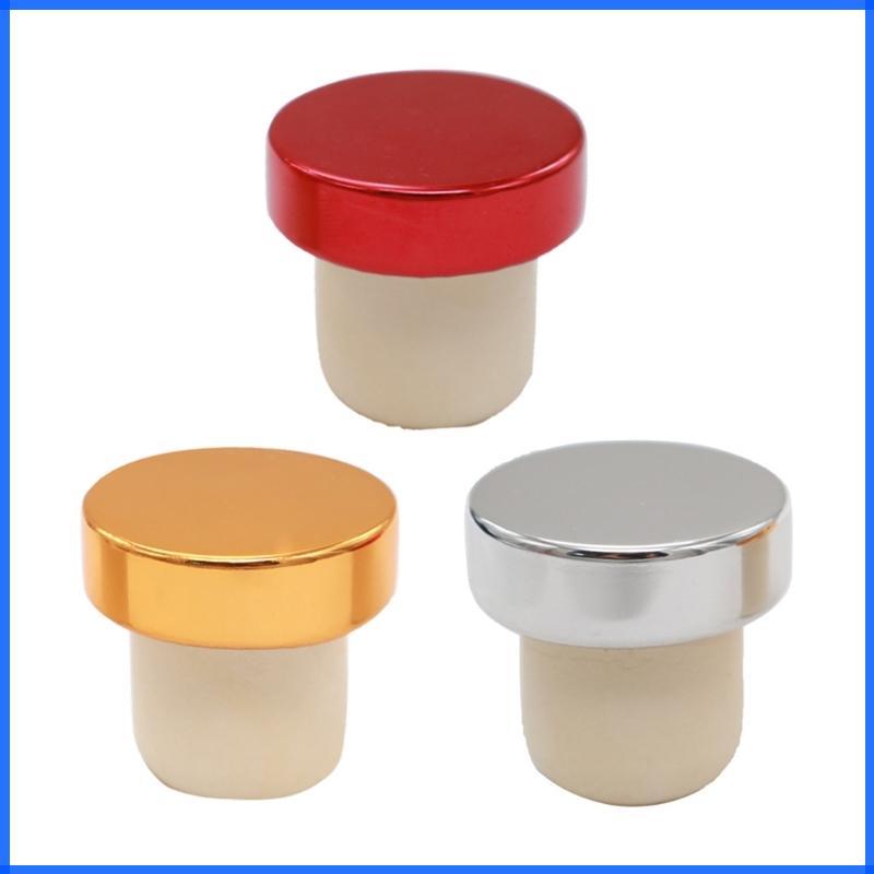 Con DIY Craft Sealing Party Home Wine Bottle Stopper Cap Bar อุปกรณ์เสริม Cork Plugs แชมเปญเบียร์นํากลับมาใช้ใหม่ T รูป