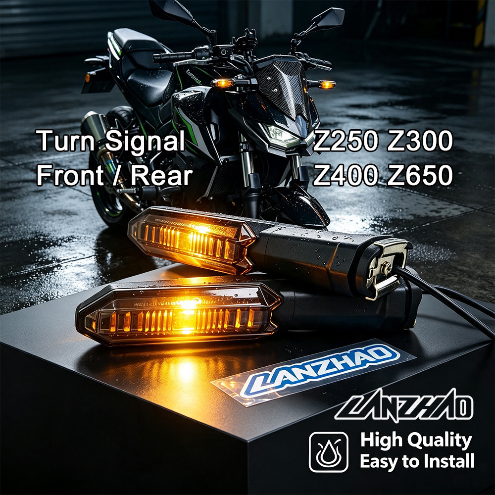 สําหรับ KAWASAKI Z250 z300 z400 z650 รถจักรยานยนต์ไฟเลี้ยว LED