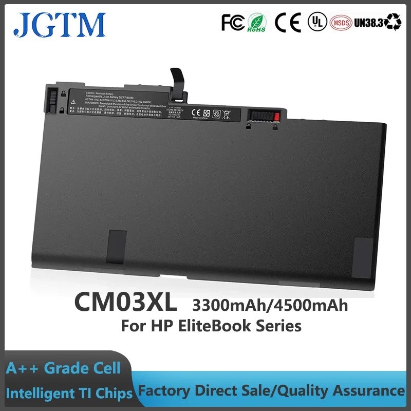 JGTM CM03 CM03XL แบตเตอรี่แล็ปท็อปสําหรับ HP EliteBook 840 845 850 855 740 745 750 755 G1 G2 Series 