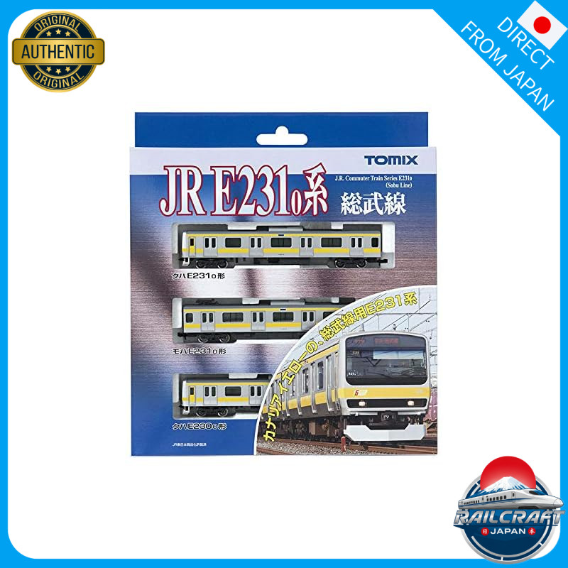 TOMIX N gauge E231 series Sobu line basic 3-car set 92343 model train electric train