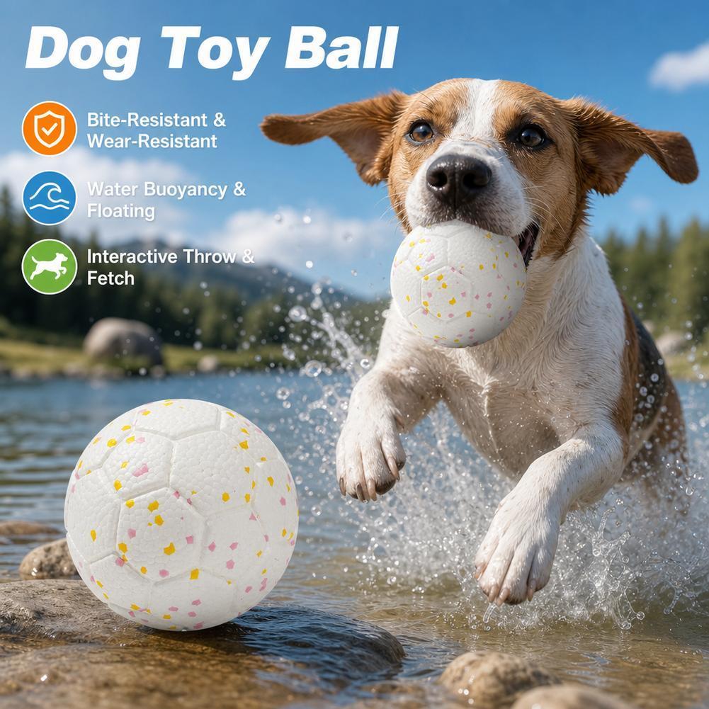 Dog Popcorn Football Toy Pet Ball Outdoor Self Play Ball Etpu Launcher Bouncy N7h5