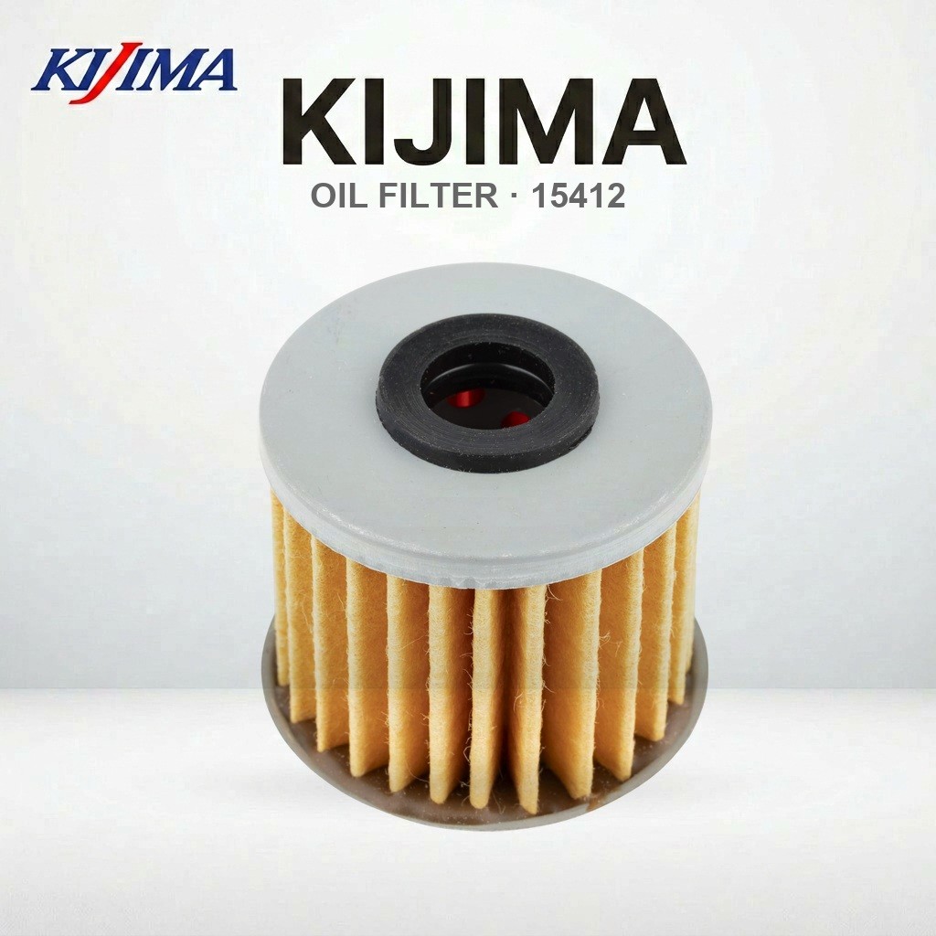 ไส้กรองน้ำมันเครื่อง Kijima 38/40มม. (เทียบ Honda 15412-MGS-D21) 105-536 มอเตอร์ไซค์ | Kijima Motorc