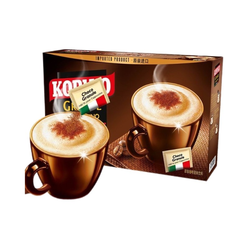 KOPIKO อินโดนีเซีย KOPIKO Hero Cappuccino Coffee 12 ถ้วยนําเข้าขนมชนิดบรรจุกล่อง 0812
