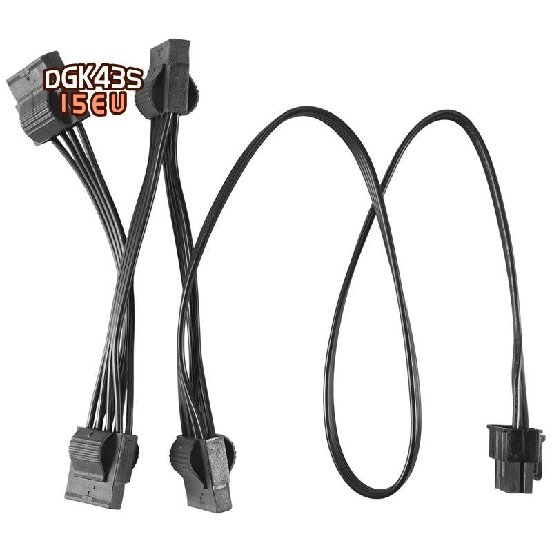 6Pin ถึง 4 Modular Power Supply สาย 6Pin ถึง 4 IDE สําหรับ RM1000X RM850X RM750X RM650X RM550X Modul