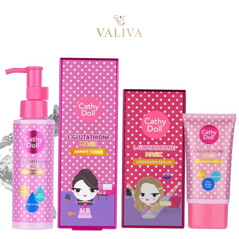 Cathy Doll โทนเนอร์รักแร้ / เซรั่มทารักแร้ ครีมบำรุงรักแร้ L Glutathion Magic Armpit Toner 120 ml / 