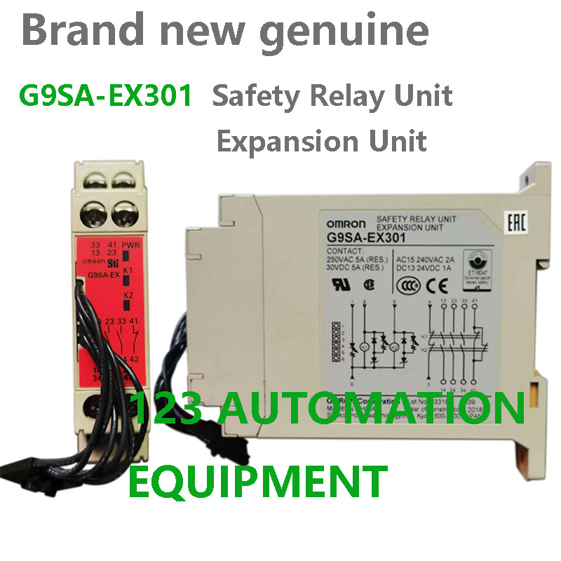 ใหม่ของแท้ Omron G9SA-EX301 รีเลย์หน่วยขยายหน่วยรีเลย์ความปลอดภัย