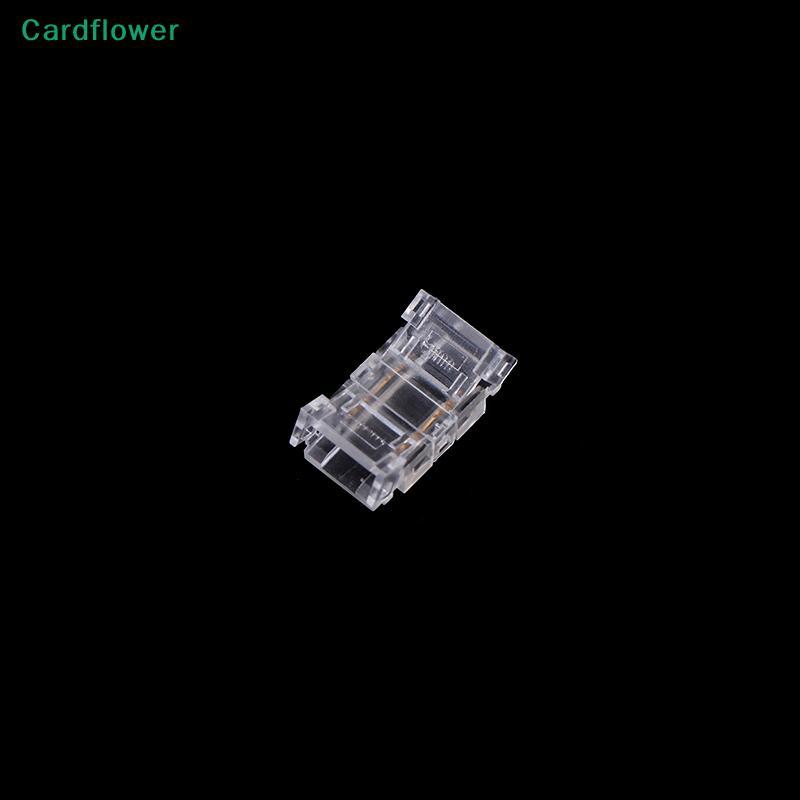 <Cardflower> 10PCS 2pin 8 มม.COB LED Strip To Strip LED Connectors Strip To Wire การเชื่อมต่อ Solder