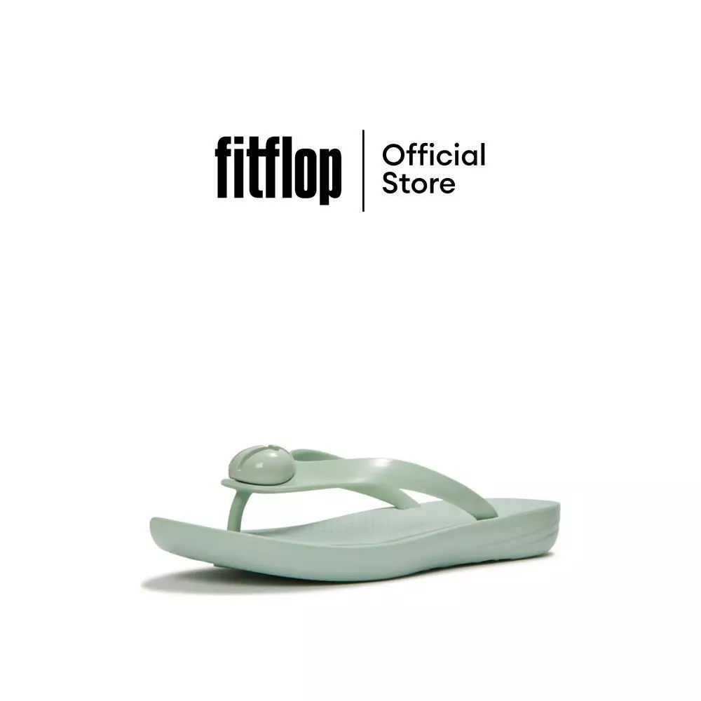 FITFLOP IQUSHION GLOSSY-BUTTON FF รองเท้าแตะผู้หญิง รุ่น A6O-D61 สี GREEN