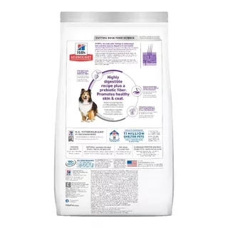 Hill's Science Diet Sensitive Stomach & Skin อาหารสุนัข อายุ 1-6 ปี สูตรทางเดินอาหารบอบบางและบำรุงขน 13.6 กก.