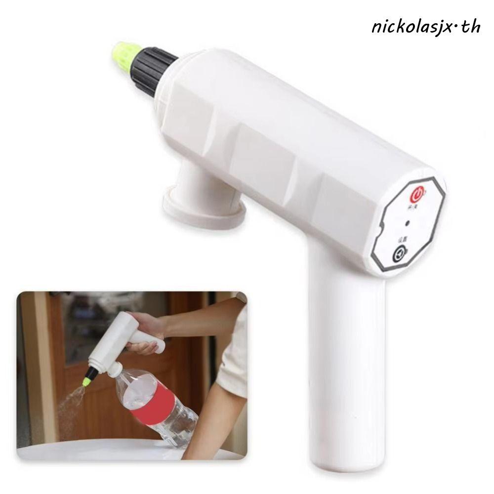 VELAVETIS เครื่องพ่นหมอกรดน้ําอัตโนมัติ, ชาร์จ USB แบบพกพาไฟฟ้า Sanitizing Sprayer, มือถือปรับหัวฉีดสปริงเกลอร์เครื่องมือขวดเครื่องดื่ม Sprayer สัตว์เลี้ยงอาบน้ํา