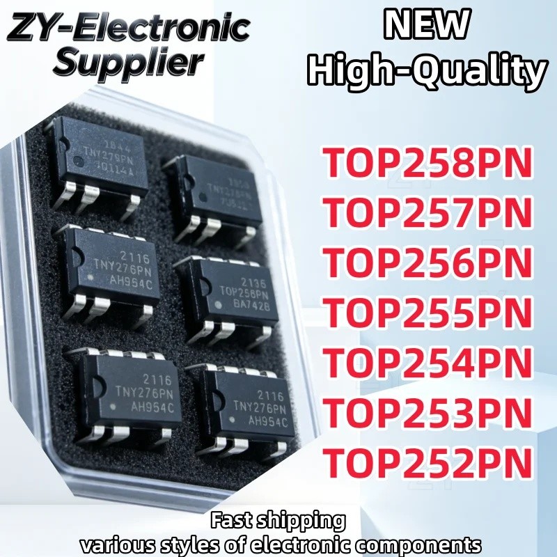 1-5PCS TOP258PN TOP257PN TOP256PN TOP255PN TOP254PN TOP253PN TOP252PN DIP-7 ชิปขายส่งic