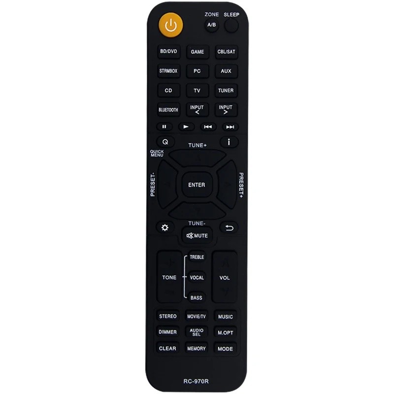 ใช้งานร่วมกับ Onkyo AV Receiver HT-R398 TX-SR393 HT-S3910 TX-SR494 รีโมทคอนโทรล RC-970R RC970R อะไหล