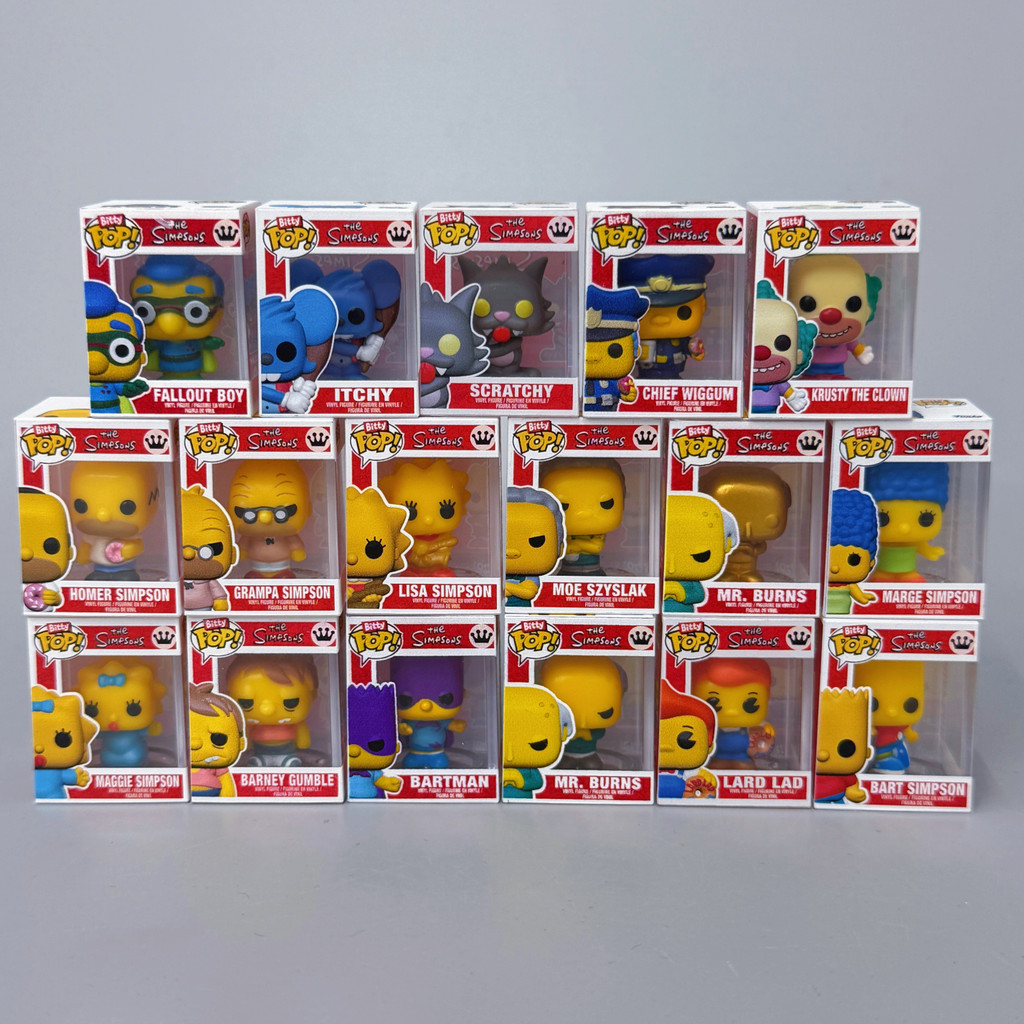 Funko The Simpsons Clown Costy Bournes Lisa Mini POP ตกแต่งฟิกเกอร์
