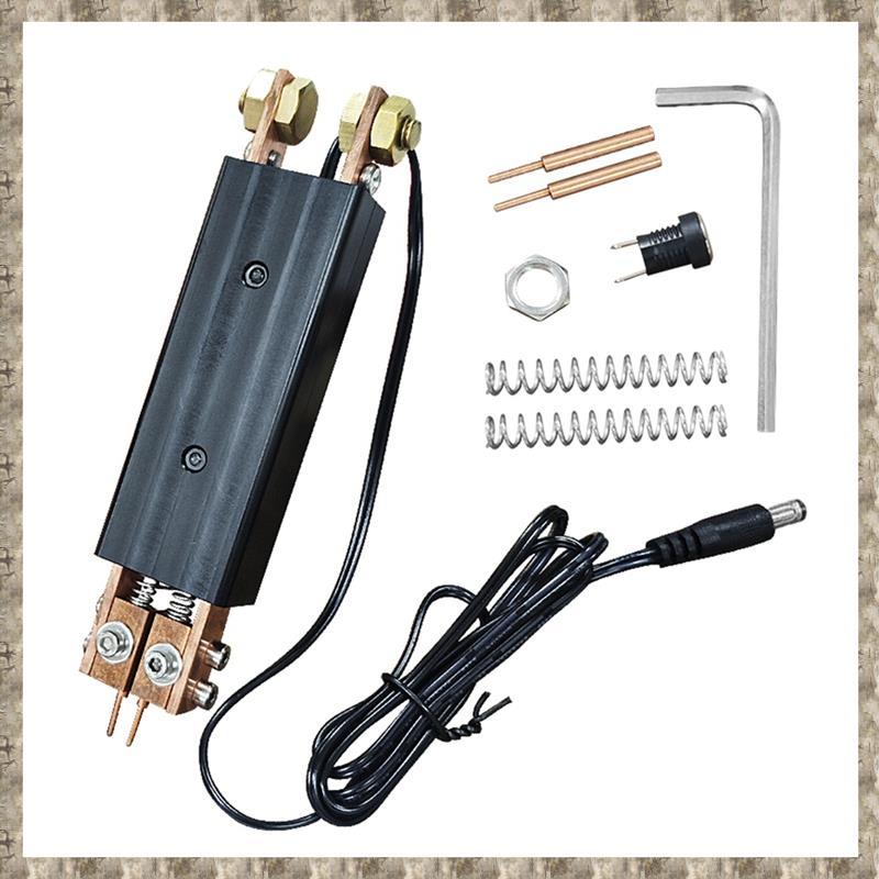 [zv0lma8i] Copper Chuck 18650 CNC DIY Spot Welder Pen, 3-15mm 10AWG Cable Handheld Battery Pack เครื