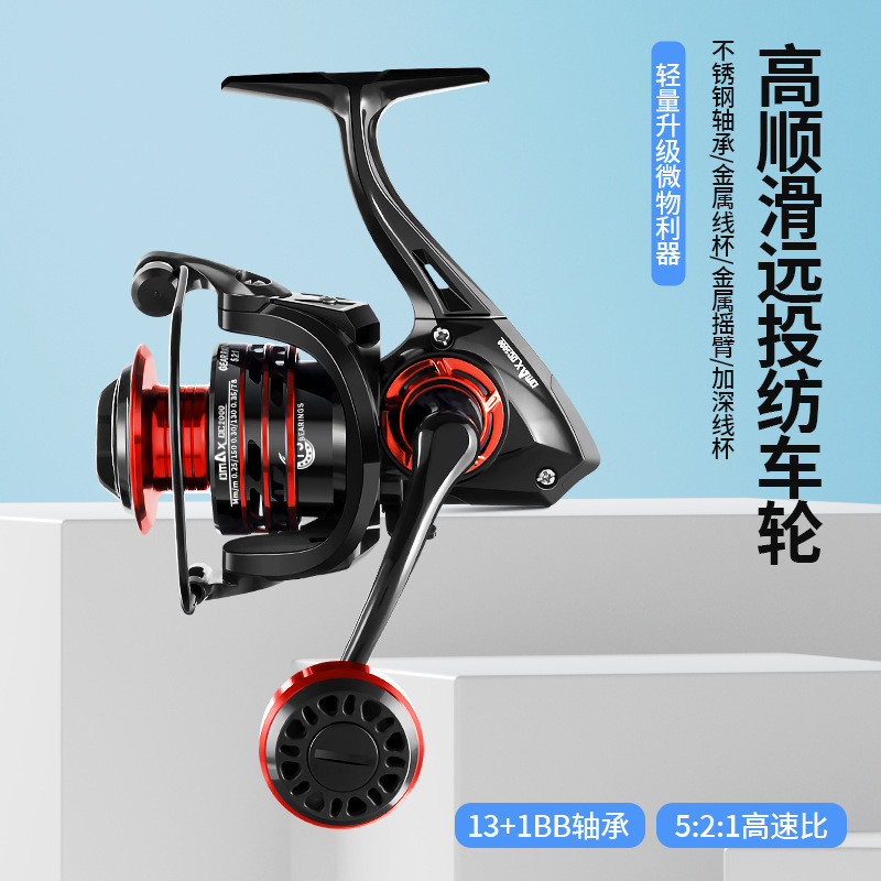 All-Metal Fishing Reel Spinning Wheel Fishing Reel Fishing Reel Sea Pole Reel Anchor Fishing Reel Lo