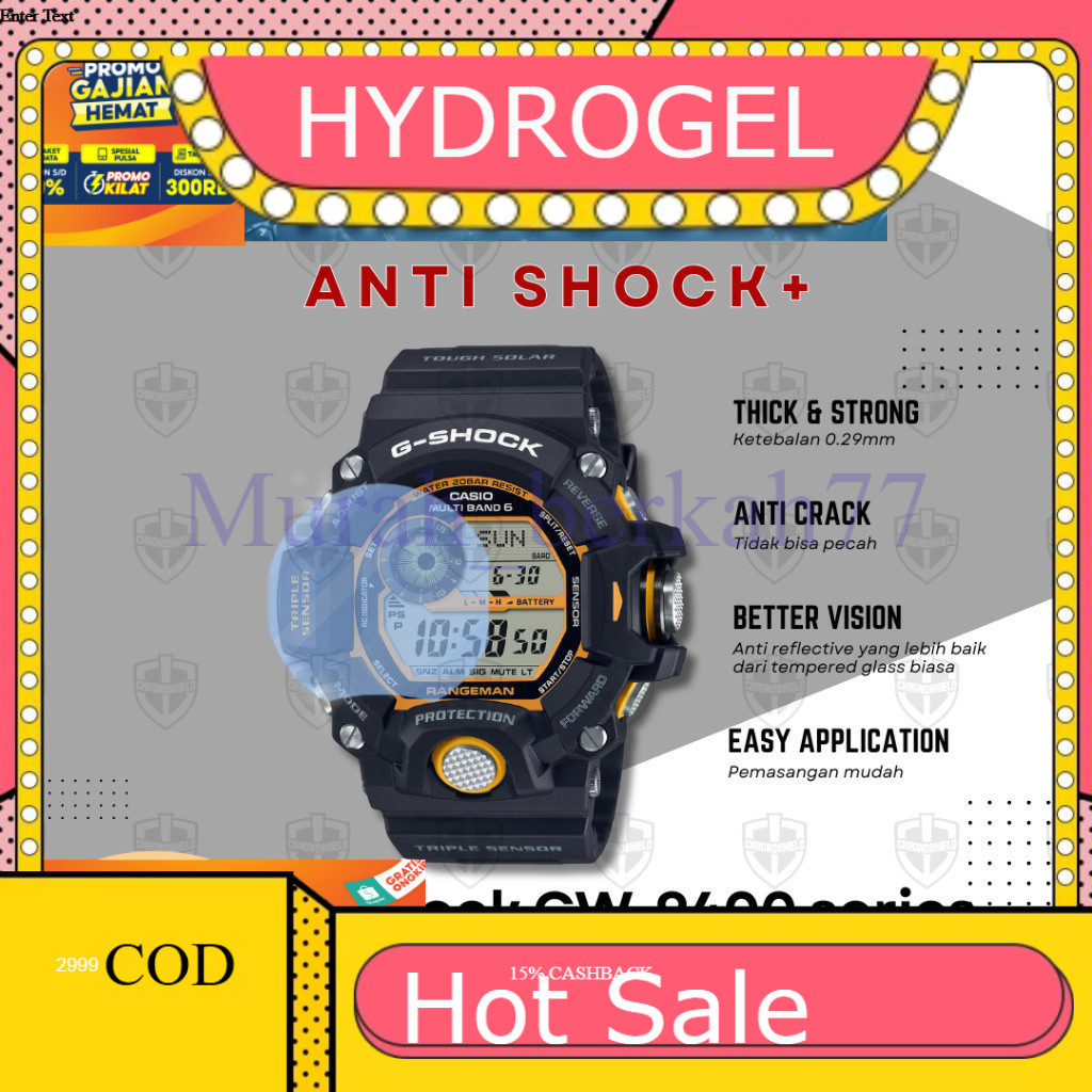 HYDROGEL G-Shock GW9400 GW 9400 GShock GW-9400