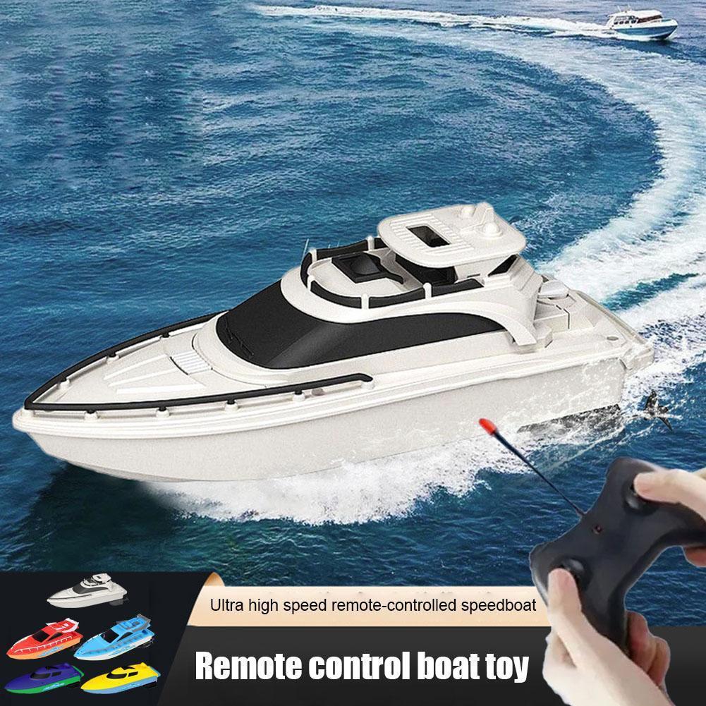เรือ Rc 2.4g อุตสาหกรรม - เรือ Speedboat ไฟฟ้า Twin-propeller, จําลองเรือยอชท์รุ่น, F4q5