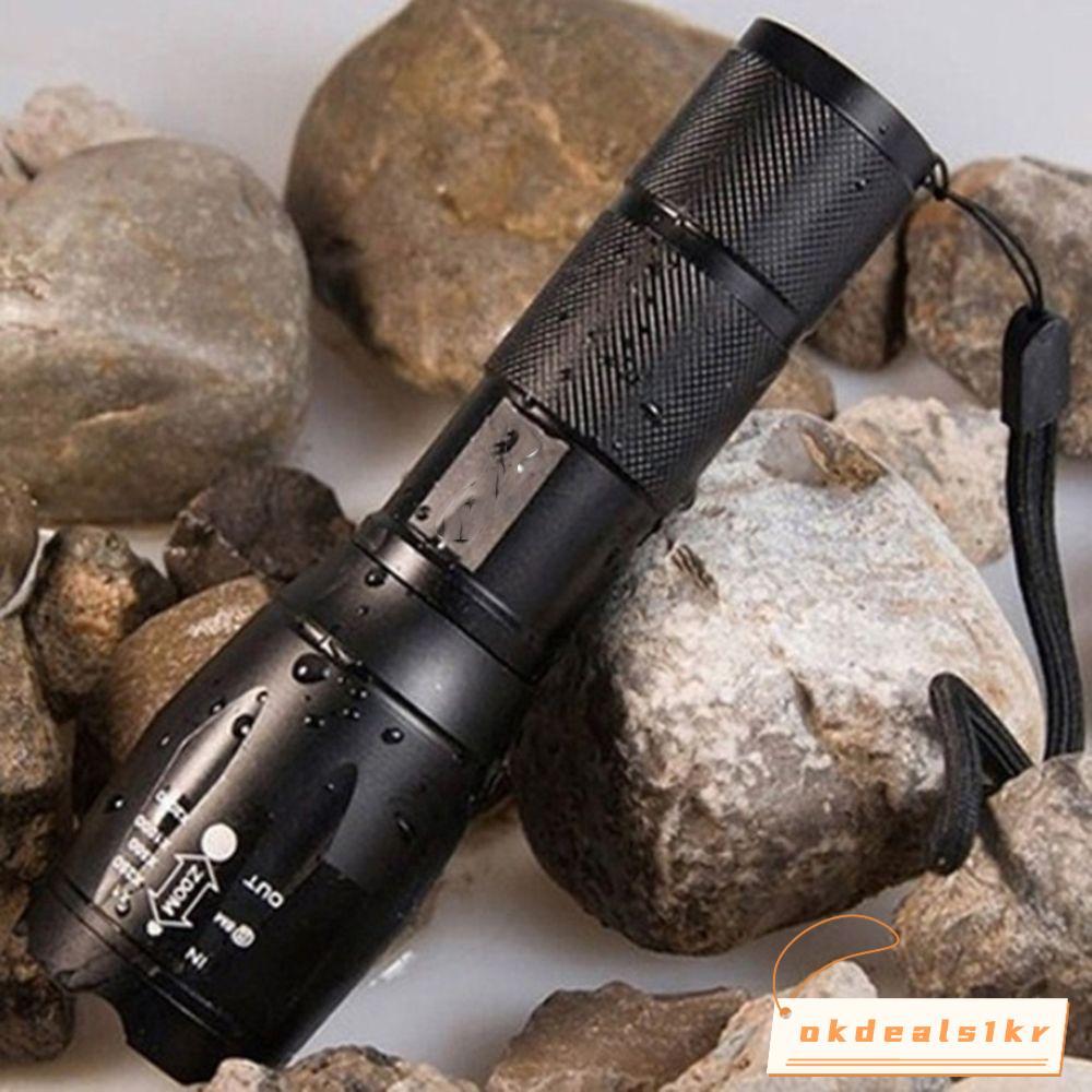 IOKDEALS1 ไฟฉาย Outdoor Camping คุณภาพสูง 500 Lumen LED