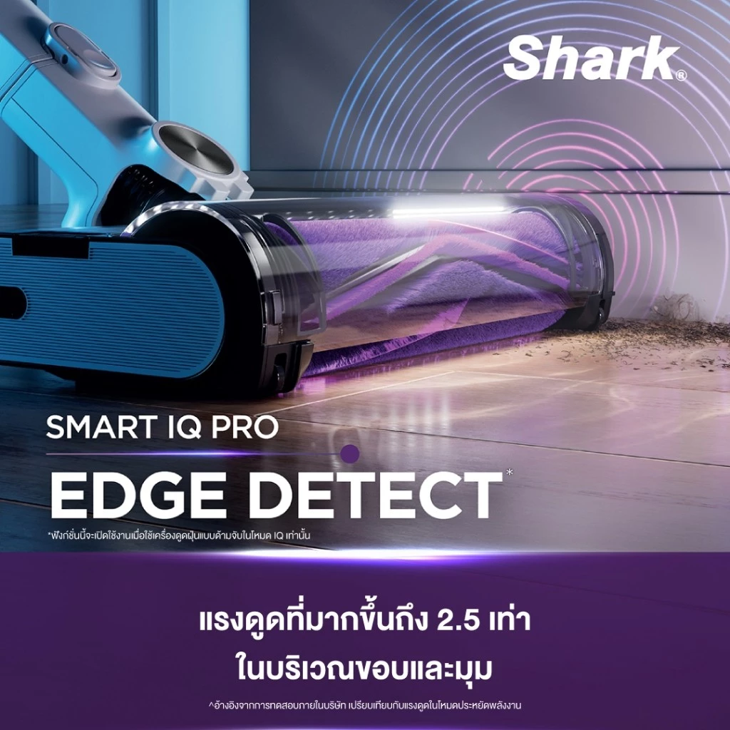 Shark CLEANSENSE IQ/IQ+ เครื่องดูดฝุ่นไร้สาย Smart IQ Pro, Auto Empty System, Anti-Allergen, LED Display IW2241/IW3241 thumbnail 8