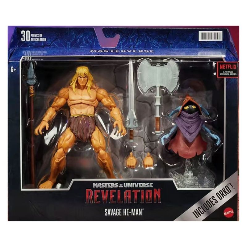 【พร้อมส่ง】Masters of the Universe มาสเตอร์ออฟเดอะยูนิเวิร์ส Mattel Universe Giant Herman Savage Toma
