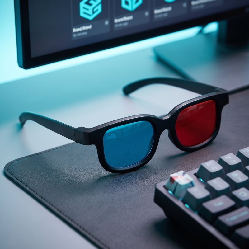 Movie Night Glasses Red 3d Personal Cinema Projector Three shaoyiping
