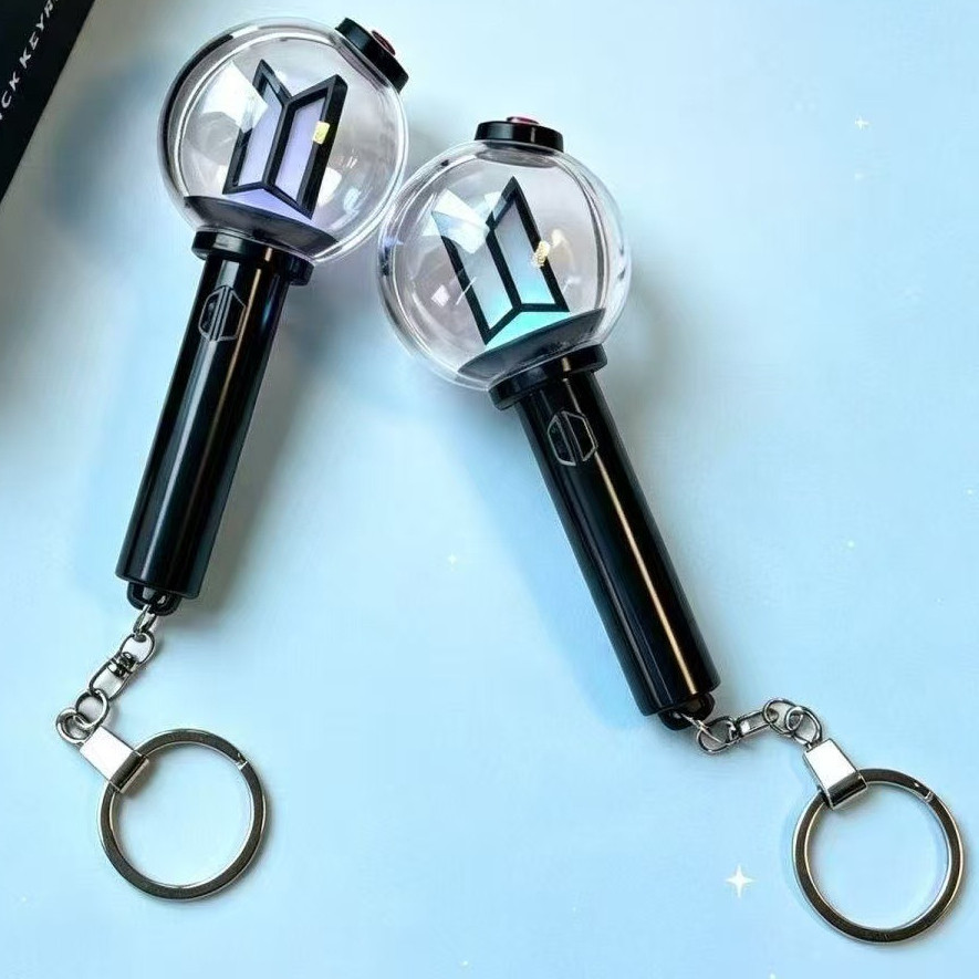 Fan‐Made BTS Mini Version 4 Lightstick พวงกุญแจ Kpop คอลเลกชันอุปกรณ์เสริม BS‐888