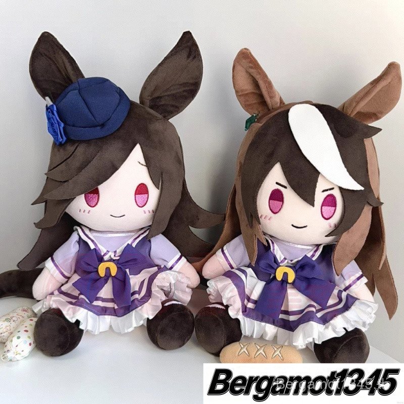 30 ซม.Uma Musume Pretty Derby Tokai Teio Rice Shower Symoni Rudolf Plush Prop Stuffs สําหรับคอสเพลย์