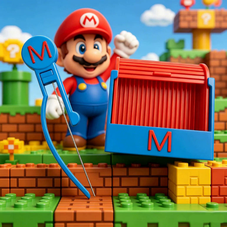 Mario Bean ปากกา Bean เข็ม Bean Spatula Bean ชุดเครื่องมือไม่มี Bean 26 มม. Adzuki Bean เฉพาะเสริม