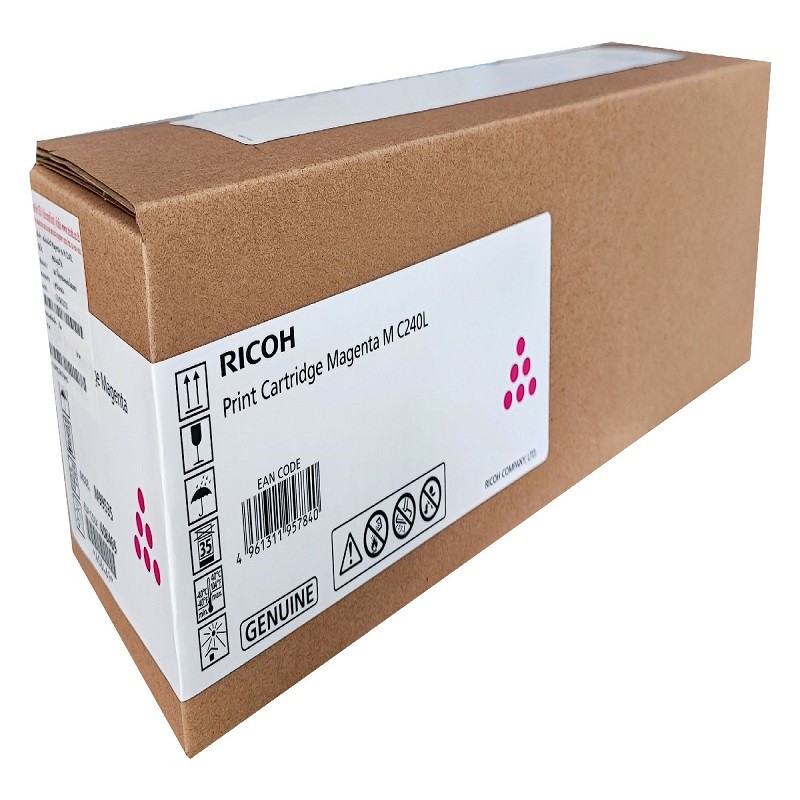 RICOH ผงหมึก Print Cartridge รุ่น MC240L สีแดง Magenta