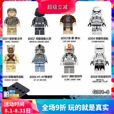 Star Wars Imperial Duty Personnel Commando Resistance Force Soldier Assembled Building Block Minifig