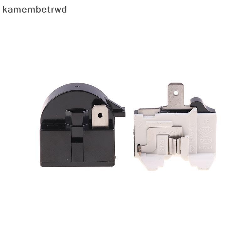 ETR 2PCS QP2-4.7 PTC Starter รีเลย์ 1 พินตู้เย็นรีเลย์และ 6750C-0005P ตู้เย็น Overload Protector N