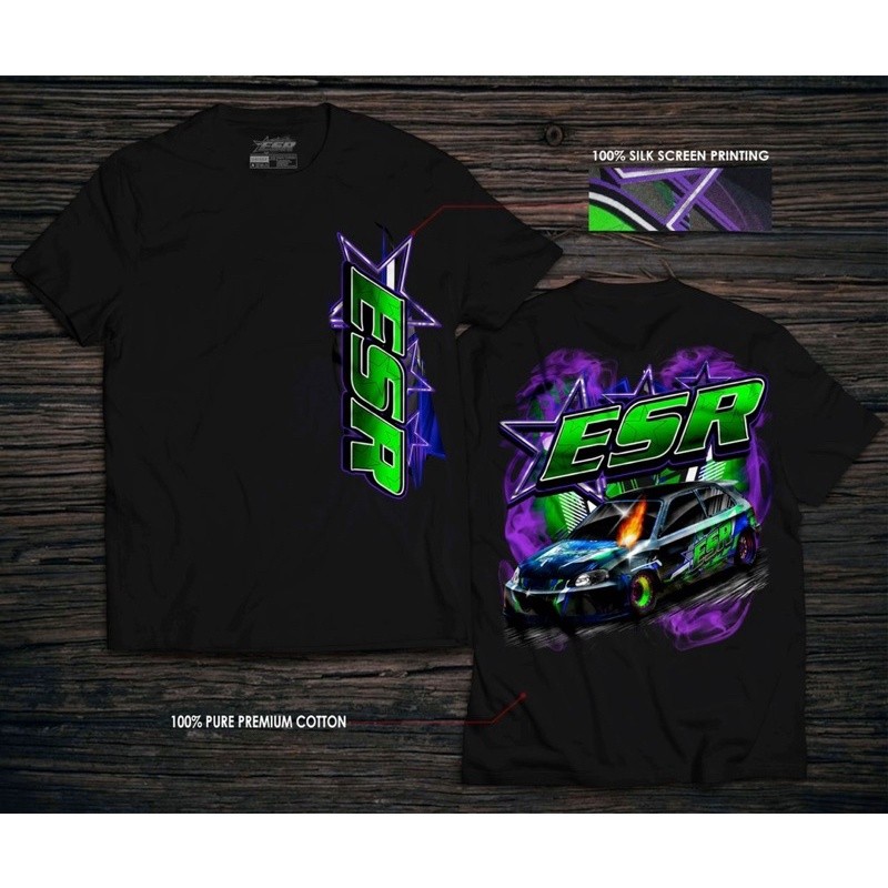 เสื้อยืด ESR GARAGE 2022 ผ้าพรีเมี่ยม