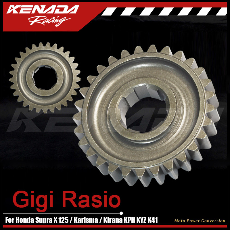 KENADA RCING Gear Ratio 2 Racing (29T / 30T) สําหรับ Supra X 125 / Karisma / Kirana KPH KYZ K41!!!!ใ