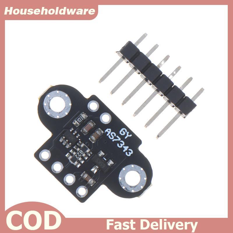 Hdth AS7341 AS7343 โมดูลเซ็นเซอร์สเปกตรัมหลายช่อง 11 ช่องแสงที่มองเห็นได้การตรวจจับอินฟราเรด I2C สํา