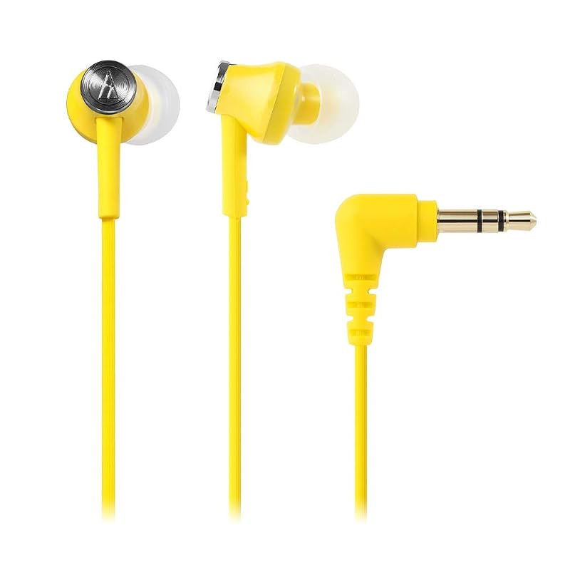 In-Ear Wired Earphones – Available in Yellow, Pink, and White
