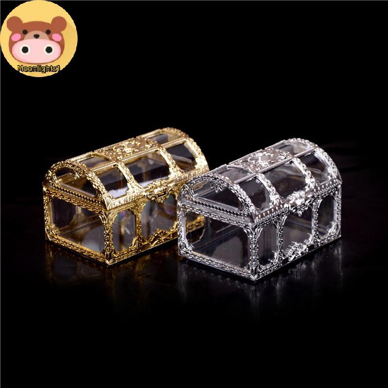Moonlights1 Mini Treasure กล่องเครื่องประดับงานแต่งงานอาบน้ํากล่องขนมพลาสติกอุปกรณ์ EN