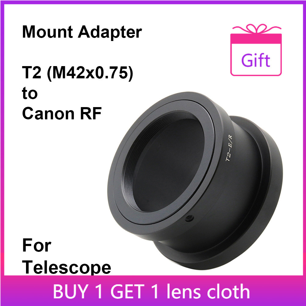 T2-RF สําหรับ T/T2 (M42x0.75) กล้องโทรทรรศน์ - Canon RF Mount Adapter แหวน T2-EOSR T2-EOS R EOS RF ส
