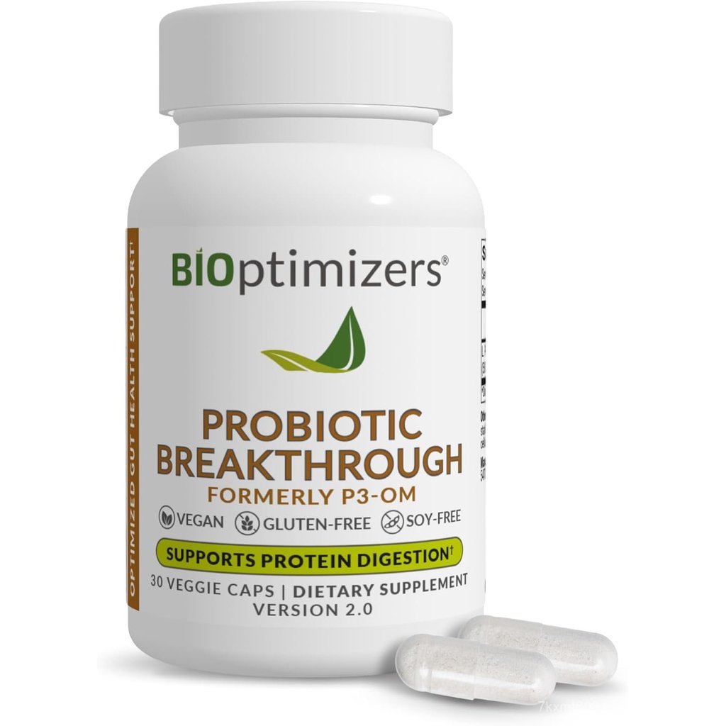 BIOptimizers Probiotic Breakthrough – Lactobacillus Plantarum OM Probiotics & Prebiotics Health Supp